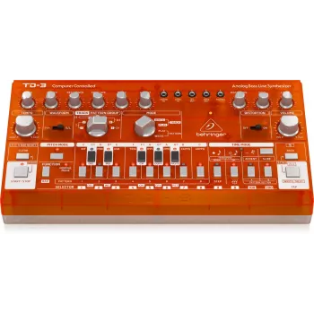 Syntezator analogowy Behringer TD-3-SB Czerwony 9V DC