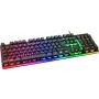Deltaco Gaming GAM-021-RGB-DE Przewodowa, USB klawiatura gamingowa Ergonomiczna, podświetlana Niemiecka, QWERTZ Czarna (GAM-021-RGB-DE)