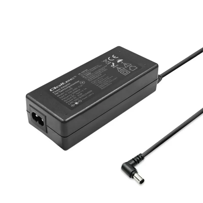 Qoltec 52400 zasilacz/przetwornica do użytku wewnętrznego 30 W Czarny