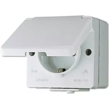 Outlet box JUNG 620 WX Type F, flush-mounted, height 55 mm