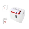 Niszczarka papieru HSM X5 cięcie cząsteczkowe P-4, szerokość robocza 22 cm, cząstki 4,5 mm, pojemność 5 arkuszy, kosz 18 l