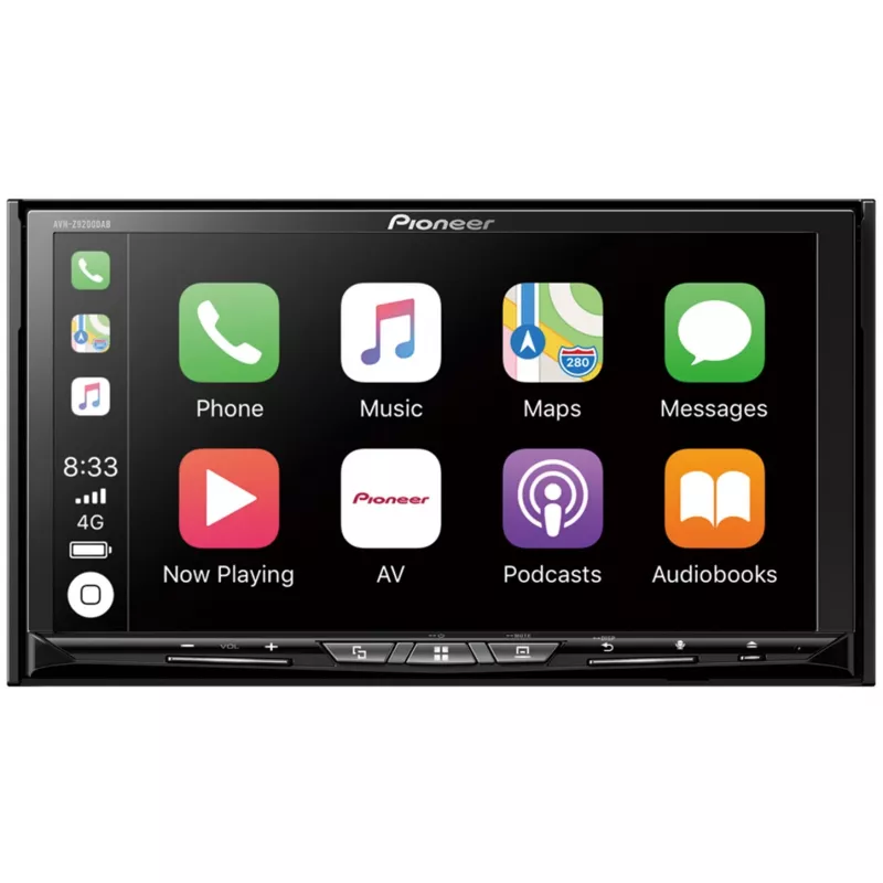AVH-Z9200DAB, czarny, 2 DIN, 50 W, 4.0 kanały, 50 W, CD, CD-R, CD-RW, DVD, DVD-