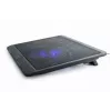 Podstawka pod laptopa Gembird NBS-1F15-04 do laptopów do 15 cali, czarna, ABS, 330×250×25 mm