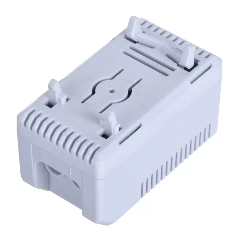 Termostat Alantec KTS, sterowanie obrotowe, IP20, obudowa z tworzywa sztucznego, szary, -45–70°C, 60×33×43 mm