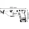 Bosch 0 601 64J 000 piła szablasta 2700 spm czarny, niebieski, czerwony, srebrny
