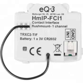 Homematic IP 153489A0 inteligentny nadajnik domowy Bezprzewodowy Montaż naścienny RF Wireless