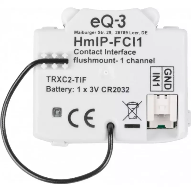 Homematic IP 153489A0 inteligentny nadajnik domowy Bezprzewodowy Montaż naścienny RF Wireless