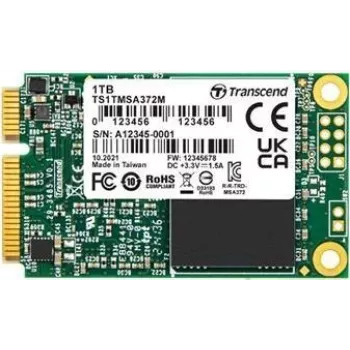 Transcend MSA372M - SSD - 16 GB - wewnętrzny - mSATA - SATA 6Gb/s