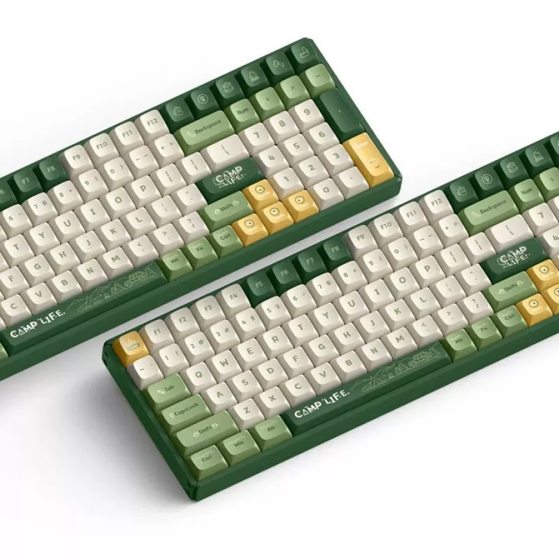 IQUNIX F97 Camping Wireless Gaming Tastatur RGB MX-Brown-Switches (US) (0 )