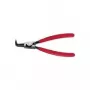 Zewnętrzne szczypce do pierścieni osadczych Knipex A 01 do wałków śr. 3-10 mm, kąt 90°, trzpień gwintowany, dł. 125 mm