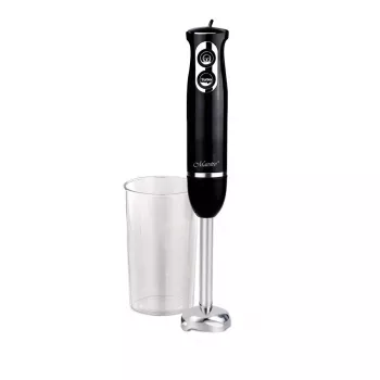 Blender kielichowy Maestro MR-511 — 500 W, 2 prędkości, pulsacyjna, turbo, zdejmowany pojemnik 900 ml, ostrze ze stali nierdzewnej, czarny