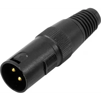 Złącze XLR 3-pin Omnitronic 30208430 — męskie/żeńskie złącze audio, 3-pin