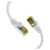 Kabel krosowy EFB-Elektronik RJ45 kat. 6A S/FTP LSZH kat. 7, surowy, biały, 0,15 m, producent: EFB Elektronik (MK7001.0,15W)