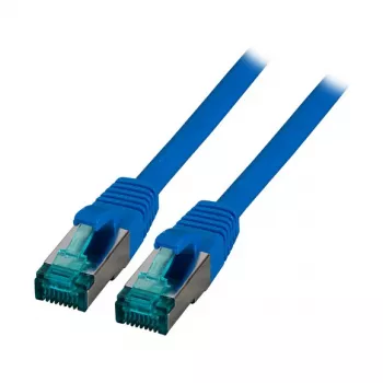 EFB-Elektronik Kabel krosowy RJ45 kat.6A S/FTP LSZH niebieski 0,25m Producent: EFB Elektronik (MK6001.0,25BL)