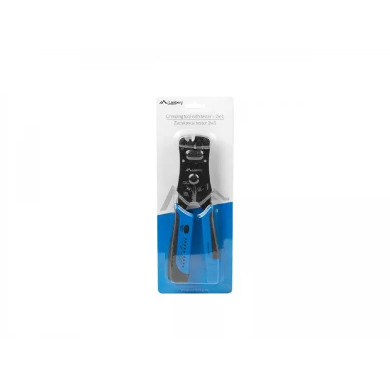 Lanberg NT-0203 zaciskarka do kabli Narzędzie do zaciskania Czarny, Niebieski