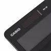 Podstawowy kalkulator biurkowy CASIO MS-8F – 8-cyfrowy, bateria/słoneczny, 26 klawiszy, funkcje walutowe i podatkowe, obliczanie zysku, czarny