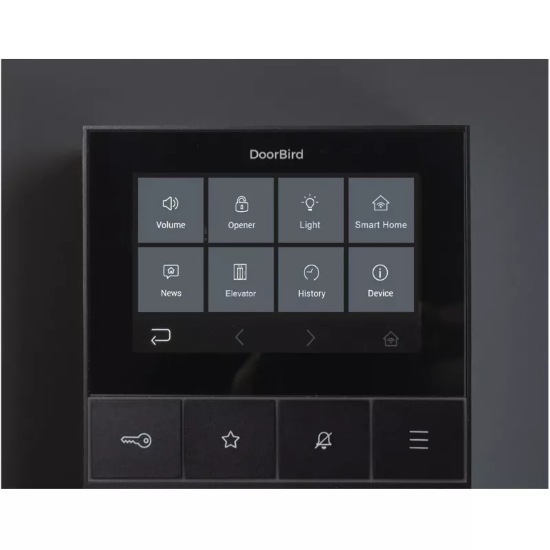IP wideodomofon DoorBird A1101 Czarny Edition — Stacja bramowa do kontroli dostępu wideo IP (model A1101)