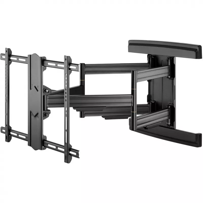 Uchwyt ścienny do telewizora Goobay Pro FULLMOTION (L) szeroki zakres, czarny - do telewizorów od 94,00 cm (37 inch) do 177,80 cm (70 inch) (94-178 cm), pełny ruch (obrotowy i uchylny) do 70 kg