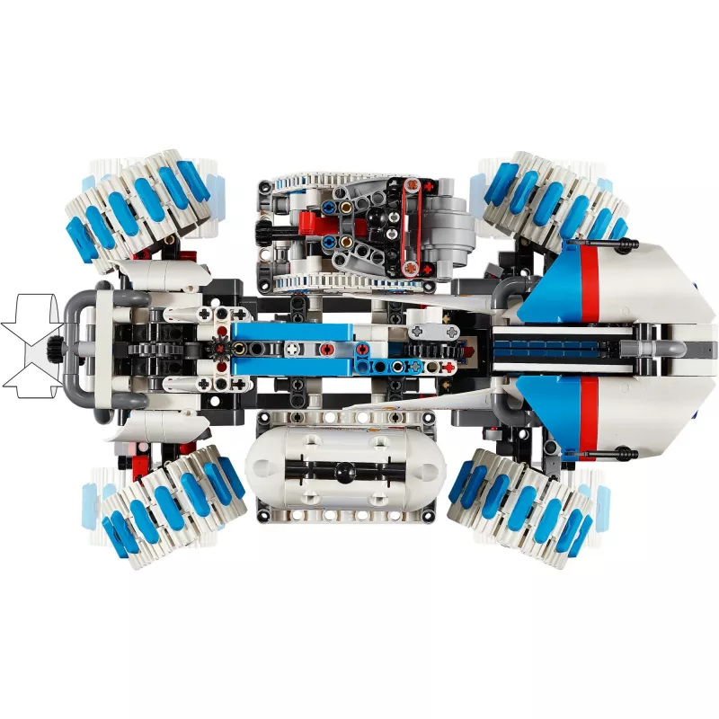 LEGO Technic 42211 Lunar Outpost Moon Rover – zabawka konstrukcyjna, 1082 szt., budowa modułowa, 130×310×190 mm