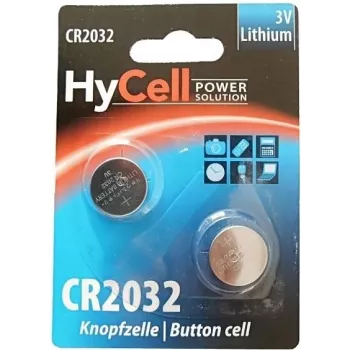 2-pak Blister Ansmann HyCell Bateria guzikowa 3V litowa CR 2032 (5020202) (5020202)