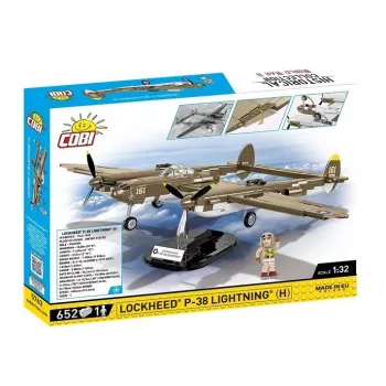 Cobi Klocki Lockheed P-38H Lightning zestaw 5763 — model w skali, kolekcjonerski model samolotu