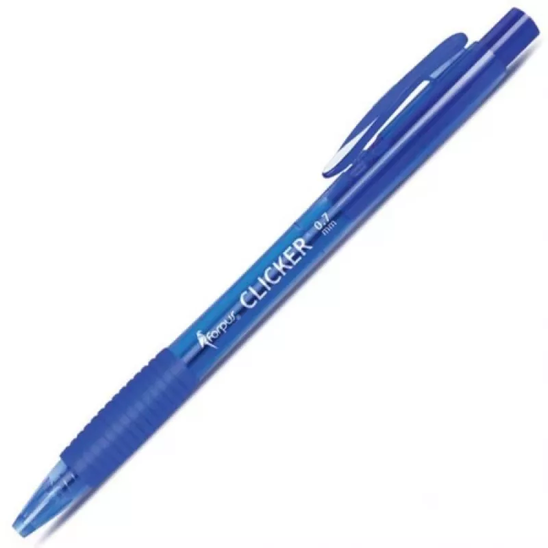Długopis Forpus Clicker, 0,7 mm, niebieski 1203-004