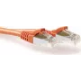 ACT Pomarańczowy kabel krosowy SFTP CAT6A 0,50 m z bezproblemowymi złączami RJ45