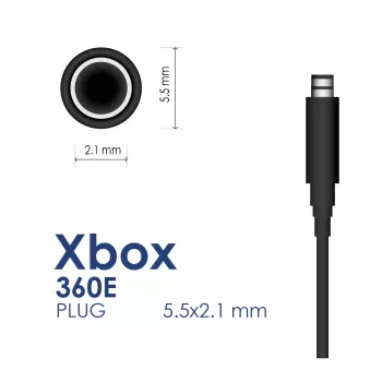Akyga AK-PD-12 zasilacz do konsoli Xbox 360 E, 12 V / 9,6 A + 5 V / 1 A, 120 W