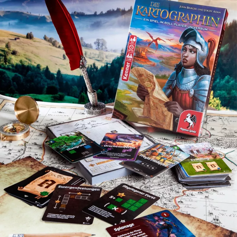 Pegasus Spiele Die Kartographin gra planszowa