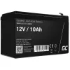 Akumulator UPS zielony Cell AGM50 12 V 10 Ah VRLA AGM, 65×151×95 mm, 2,45 kg, czarny
