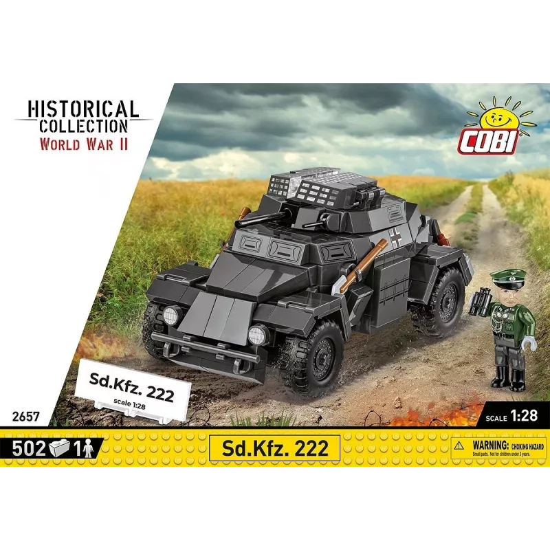 Cobi Blocks Sd.Kfz 222 model kit COBI-2657 — 502 klocków