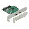 Karta PCI Express DeLOCK x1 na 2 x USB Type-C™ żeński