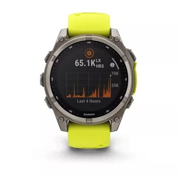 Garmin fenix 8 3.3 cm (1.3) 47 mm cyfrowy 260 x 260 pikseli ekran dotykowy Tytan Wi-Fi GPS (satelitarny)