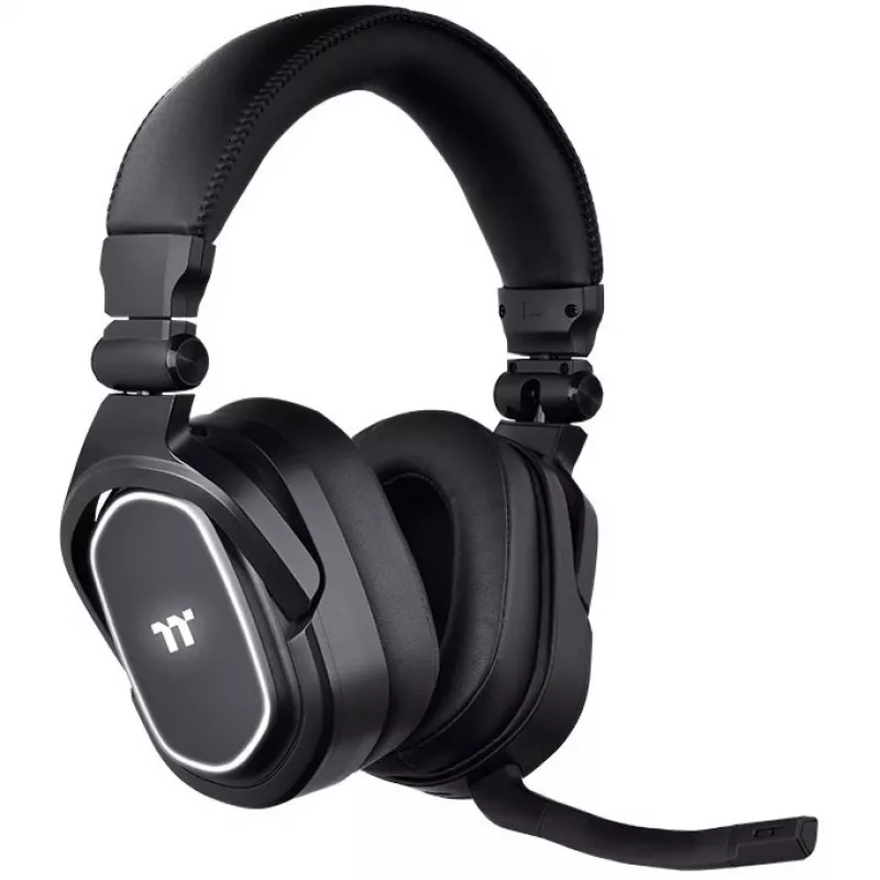 Thermaltake ARGENT H5 RGB, Bezprzewodowe, Gamingowe, 20 - 40000 Hz, 412 g, Słuchawki, Czarny