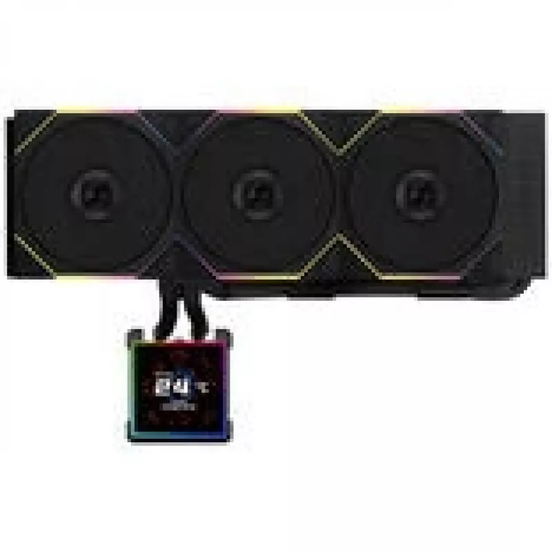 AiO chłodzenie cieczą lian li HydroShift II LCD-S 360mm z RGB i wyświetlaczem LCD