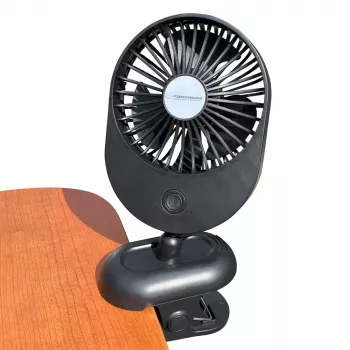 Wentylator Esperanza EHF103K, kompaktowy wentylator USB, czarny