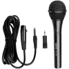 Mikrofon SVEN MK-100 (Przewodowy, dynamiczny, metalowy, kabel 4,0 m, Jack 6,3/3,5 mm, kardioidalny, czarny)