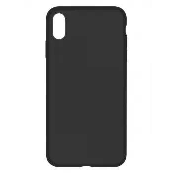 Ochronne etui silikonowe Devia do iPhone XS Max (6,5 cala, czarne)
