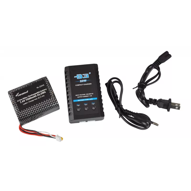 Koparka Amewi 22540 model RC silnik elektryczny 1:16 2000 mAh