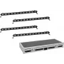 Zestaw listew LED EUROLITE 4x LED BAR-12 QCL RGBA z futerałem transportowym