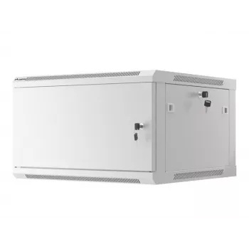 Wall mounted rack Lanberg WF01-6606-00S 6U szary 60 kg capacity