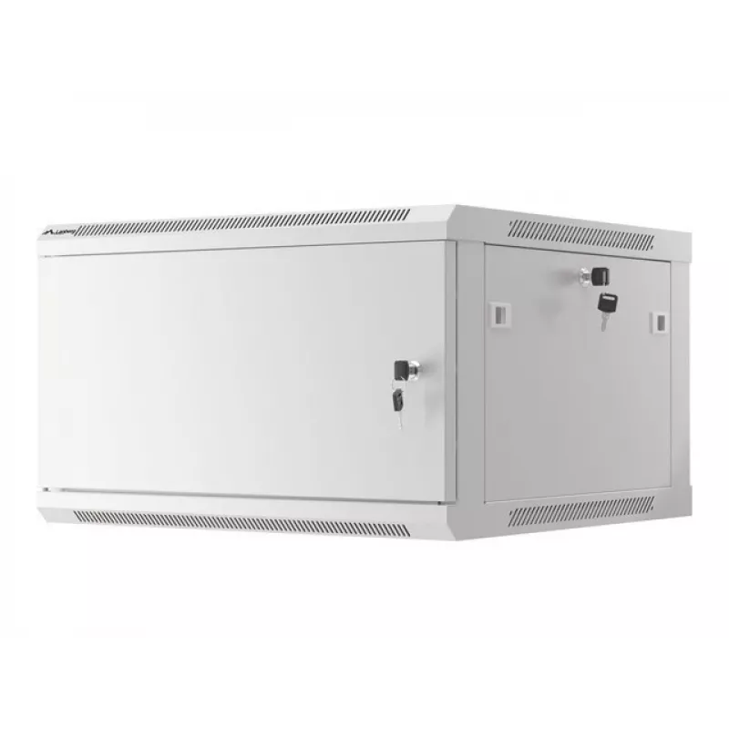Wall mounted rack Lanberg WF01-6606-00S 6U szary 60 kg capacity