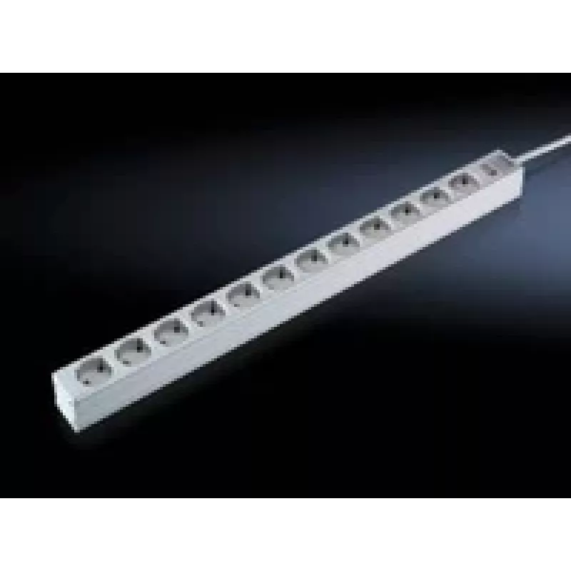 Przedłużacz zasilający Rittal 7240.310 2m 12 gniazd AC Wewnętrzny Szary