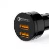 Ładowarka samochodowa CC-T8 ultra-szybka 2xUSB 3.0 6A 36W + kabel micro USB 1m