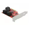 Karta SATA PCI Express x4 DeLOCK 6 portów, niskoprofilowa