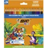 BIC Kczerwonyki Kids Smooth zestaw 24 kolory
