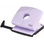 Dziurkacz do papieru NOVUS B220 ColorID 2-otworowy, kompaktowy model biurkowy, piękny liliowy