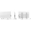 AENO Premium Eco Smart Heater, 700 W, szkło hartowane, ogrzewanie na podczerwień + konwekcyjne, wyświetlacz LED, wtyczka: Europa (typ E/F), BIAŁY