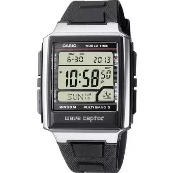 Zegarek naręczny CASIO WV-59E-1AVEF sterowany radiowo, srebrna koperta, 48,3×39×12,5 mm