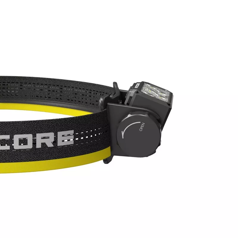 Latarka czołowa Nitecore HC70 UHE — latarka na opaskę, 1600 lumenów, wstrząsoodporna, wodoodporna, 0,172 kg, czarna